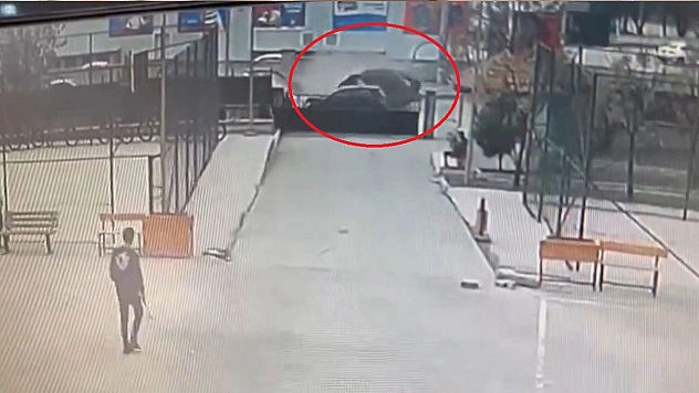 Okul Önündeki Kazada  Facianın Eşiğinden Dönüldü