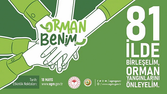 'Orman Benim' etkinliğiyle yangınlara karşı farkındalık çağrısı