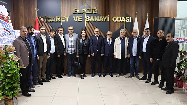 OSB başkanı Öztürk ve yönetim kurulundan başkan Alan'a hayırlı olsun ziyareti