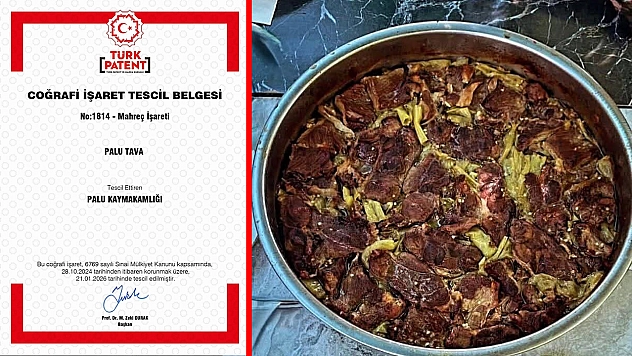 Palu Tava'ya coğrafi işaret tescili