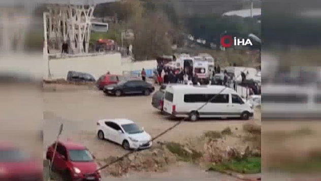 Pazar alanında kısa devre panik yarattı