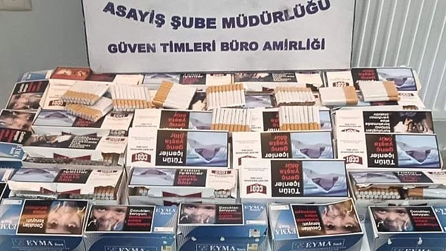 Polis Tarafından Yapılan Uygulamada 120 Bin Adet Kaçak Sigara Ele Geçirildi