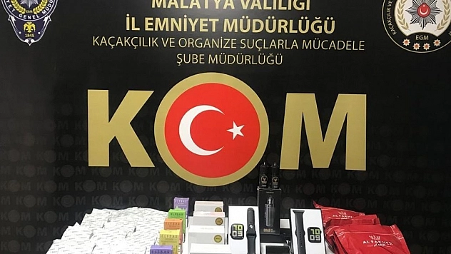 Polisten gümrük kaçağı ürünlere geçit yok
