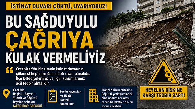 Prof. Dr. Osman Bektaş'tan Trabzon için sağduyulu çağrı