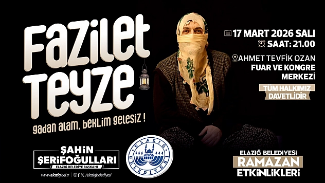 Ramazan etkinliklerinde 'Fazilet Teyze' isimli gösteri sahne alacak