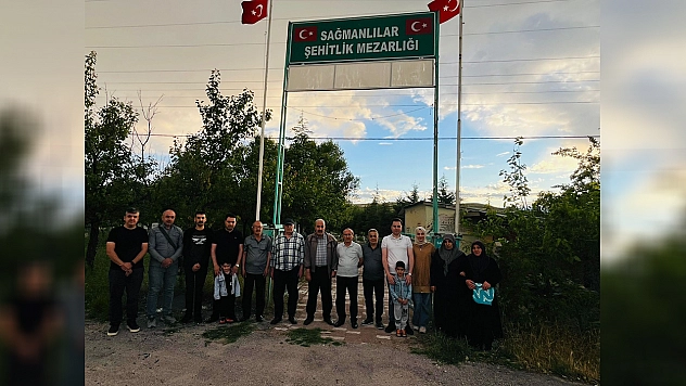 Sağman Köyü şehitlerini anıyor