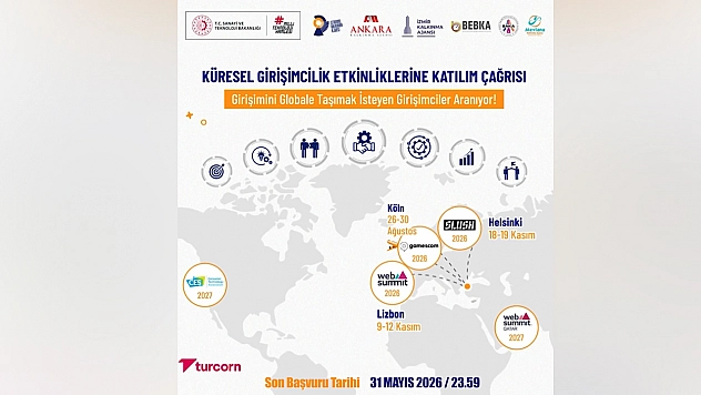 Sanayi ve Teknoloji Bakanlığı'ndan girişimcilere Küresel Etkinlik desteği