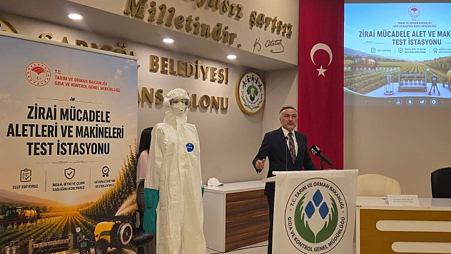 Sarıgöl'de zirai mücadele aletleri için Test İstasyonu hizmete açıldı