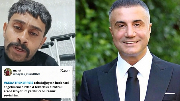 Sedat Peker'den Elazığlı engelli gence elektrikli araç desteği