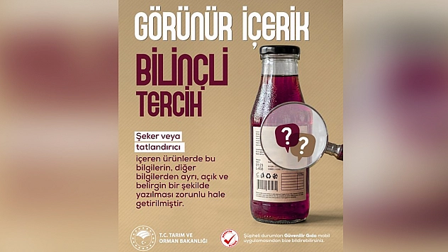 Şeker ve tatlandırıcı içeren ürünlerde yeni etiketleme dönemi