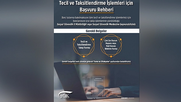 SGK borç yapılandırmasında başvuru rehberi yayımlandı