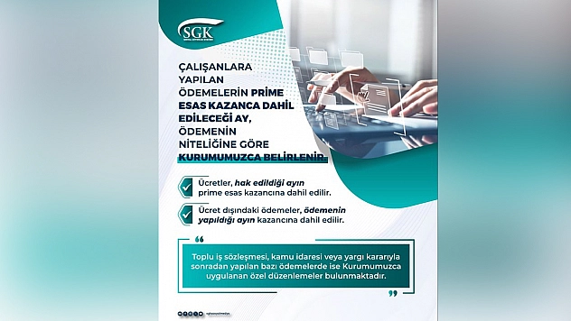 SGK'dan çalışanlara prim açıklaması: Ödemeler hangi aya dahil edilecek?