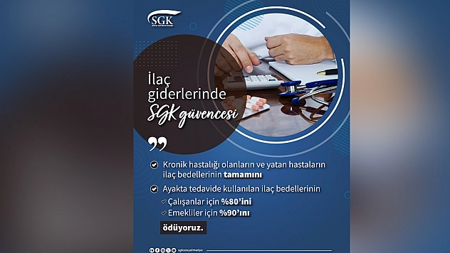 SGK'dan ilaç giderlerine destek