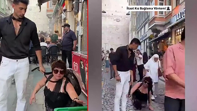 Sokakta tasma skandalı: Gözaltına alındılar