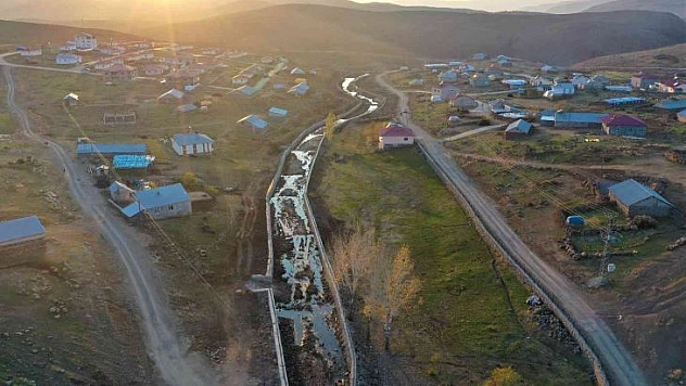 Solhan'da taşkın koruma tesisi tamamlandı
