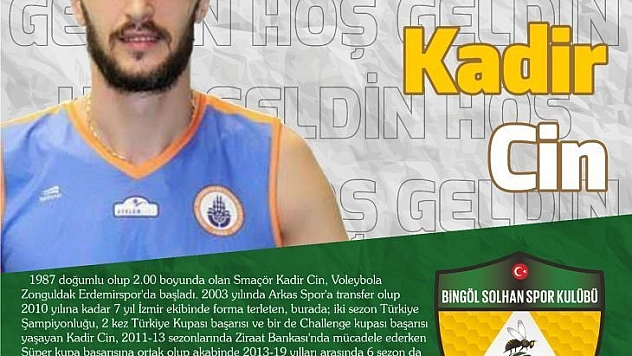 Solhanspor, smaçör Kadir Cin ile anlaştı