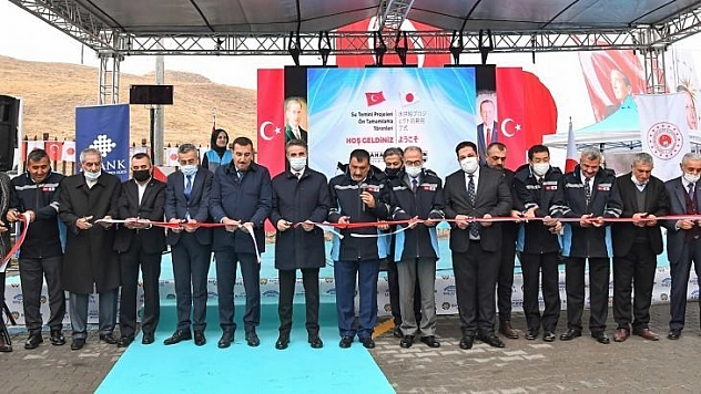 Su temini projeleri ön tamamlama töreni gerçekleştirildi