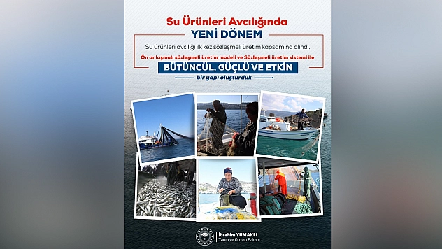 Su ürünleri avcılığında yeni dönem: Sözleşmeli üretim başlıyor