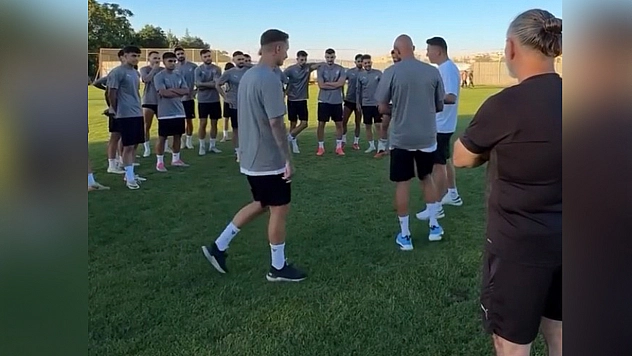 Süleyman Özdamar ve Hakan Yavuz, Elazığspor'da ilk antrenmanına çıktı