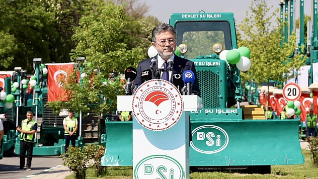 Tarım ve Orman Bakanlığı'ndan DSİ'ye 150 yeni iş makinesi desteği