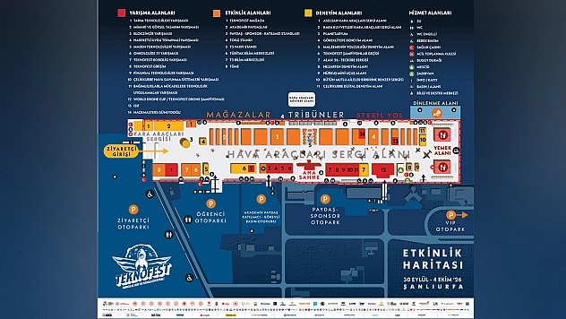 TEKNOFEST Güneydoğu etkinlik haritası yayınlandı