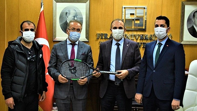 Tenis Federasyonu Başkanı Durmuş Elazığ'da
