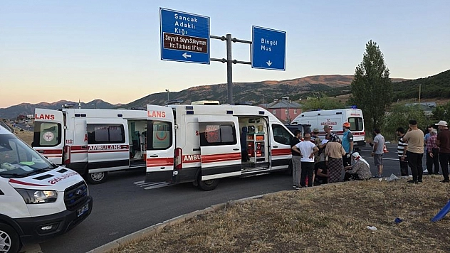 Trafik kazası sonucu 11 yaralı