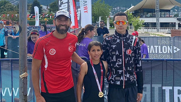 Triatlonda tarihi başarı: Elazığ'dan ilk derece