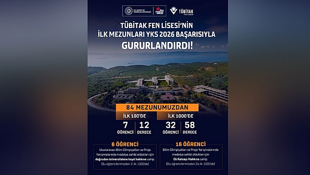 TÜBİTAK Fen Lisesi ilk mezunlarını verdi