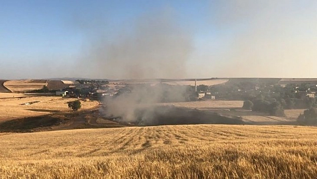Tunceli'de 15 dönüm ekili alan yandı