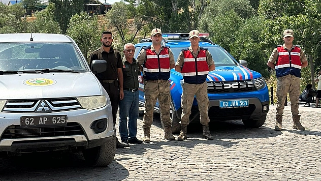 Tunceli'de jandarma ekiplerinden orman yangınları için anonslu uyarı