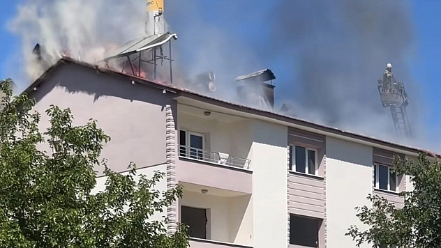 Tunceli'de korkutan yangın