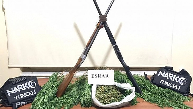Tunceli'de narkotik operasyonu