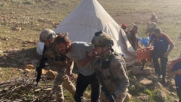 Tunceli'de rahatsızlanan vatandaş, helikopterle Elazığ'a sevk edildi