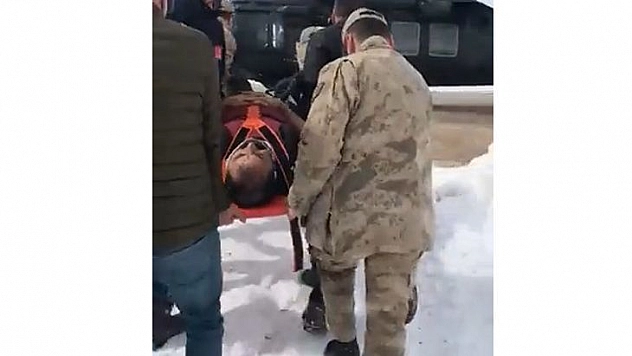Tunceli'de Yaralı Şahıs, Helikopterle Hastaneye Ulaştırıldı