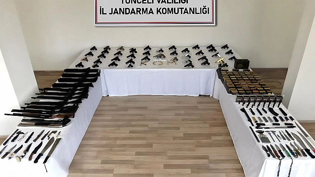 Tunceli merkezli 31 ilde silah kaçakçılarına operasyon: 60 gözaltı