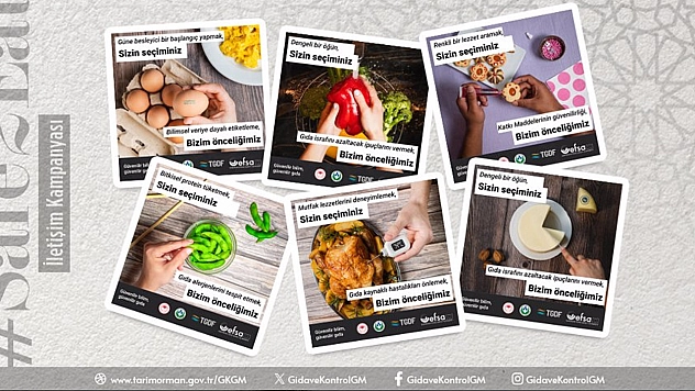 Türkiye, 'Safe2Eat' Kampanyasında 23 Ülkeyle birlikte yer alıyor