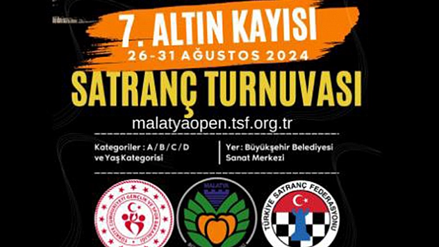 Uluslararası 7.Altın Kayısı Açık Satranç Turnuvası Yapılacak