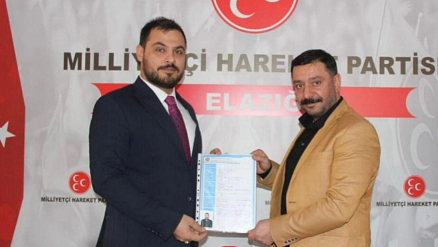 Ünal Er, MHP Elazığ Belediye Meclis Üyeliği Başvurusunu Yaptı