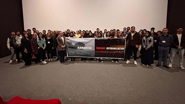 Üniversite öğrencilerinden barış temalı sosyal sorumluluk projesi