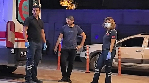 Üzerine asit sıçrayan işçi yaralandı