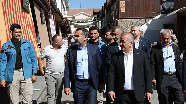 Vali Hatipoğlu ve Başkan Şerifoğulları, esnaflarla bir araya geldi