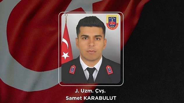 Van Erciş'te Jandarma Uzman Çavuş Samet Karabulut şehit oldu
