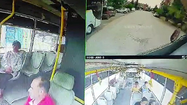 Yaşlı Kadının Otobüsün Altında Kaldı