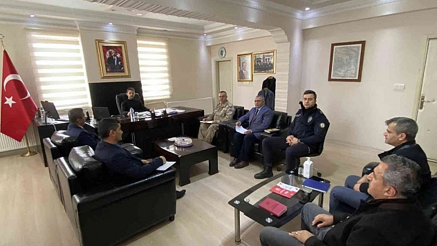 Yayladere'de karla mücadele ve kış tedbirleri toplantısı  yapıldı