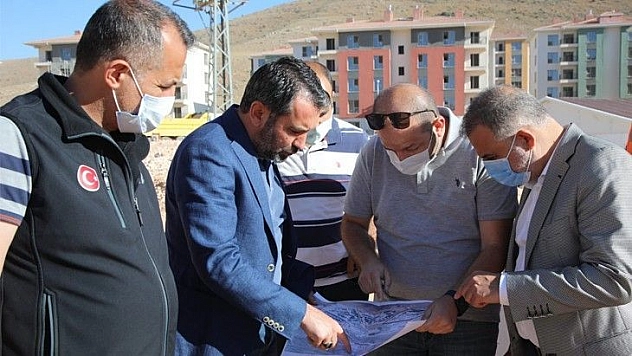 Yemişlik deprem konutları proje alanlarında inceleme
