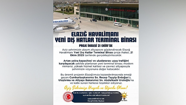 Yeni Dış Hatlar Terminali ihalesi 21 Ekim'de