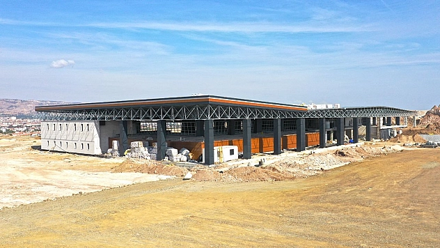 Yeni Şehirler Arası Otobüs Terminal Binası'nın İnşaat Çalışmaları Devam Ediyor
