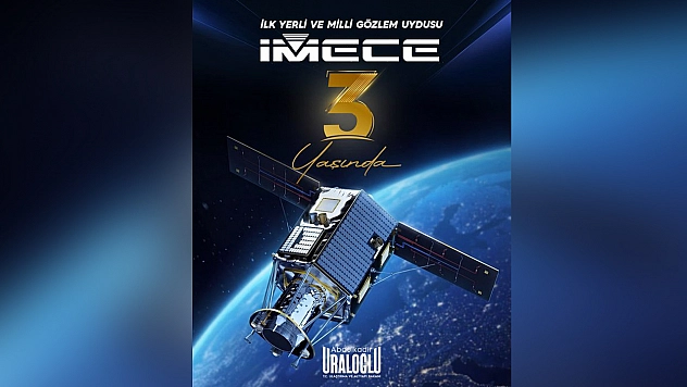 Yerli ve Milli Gözlem Uydusu İMECE 3 yaşında