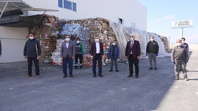 Yeşilyurt'ta 557 ton atık toplandı 9 bin 469 ağacın kesilmesi önlendi